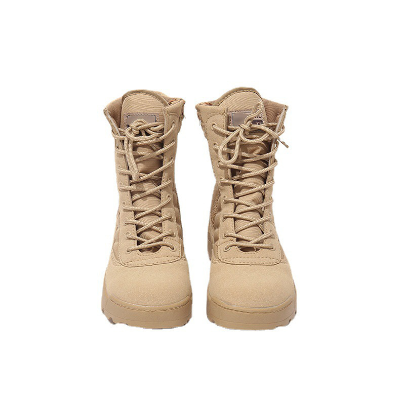 Support OEM/ODM high top outdoor keep warm botas tacticals desert combat boots suede