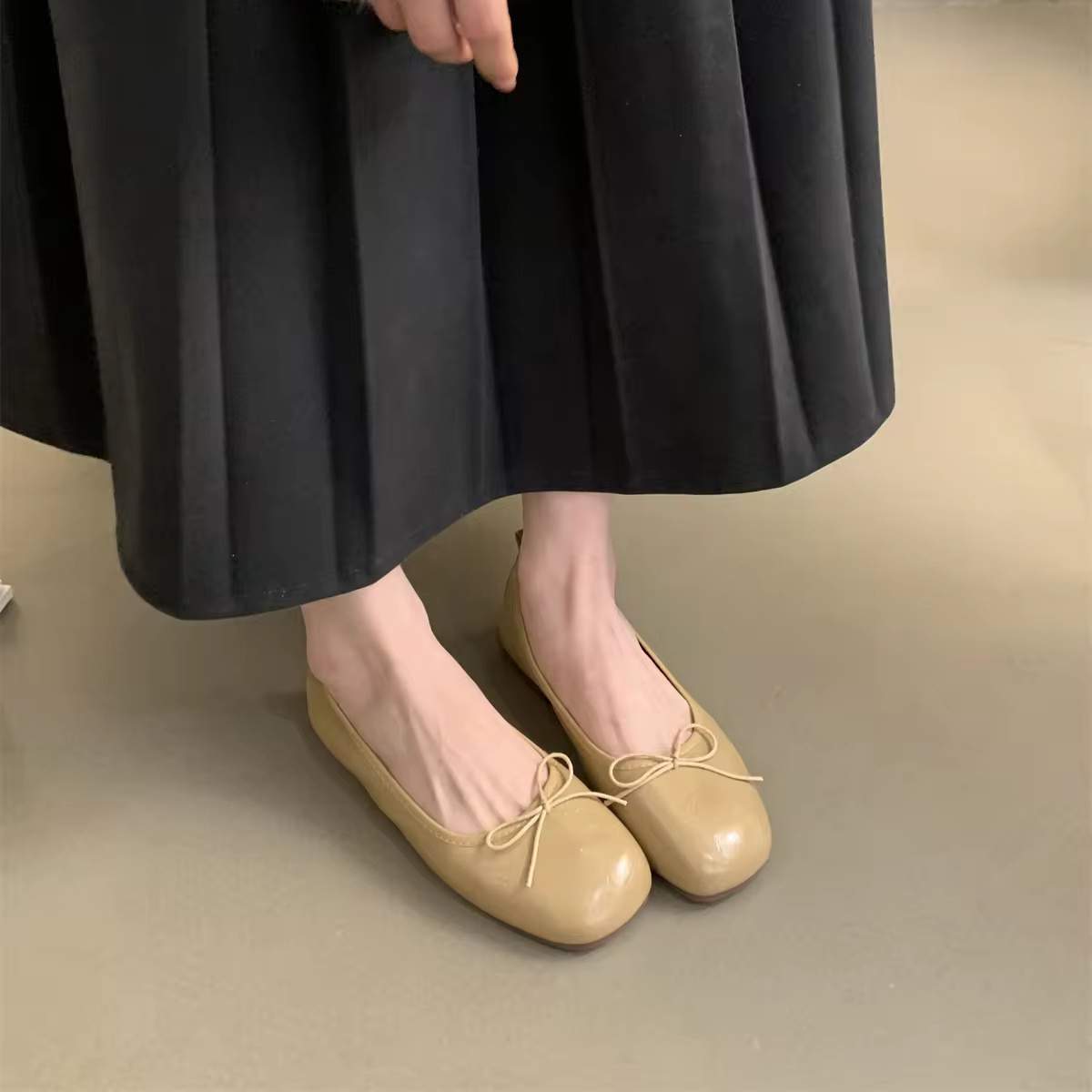 XINZI RAIN Wholesale Ballerina Shoes Cheaper Price Wide Toe Anti Slippery Women Flat Ballet Shoes For Ladies