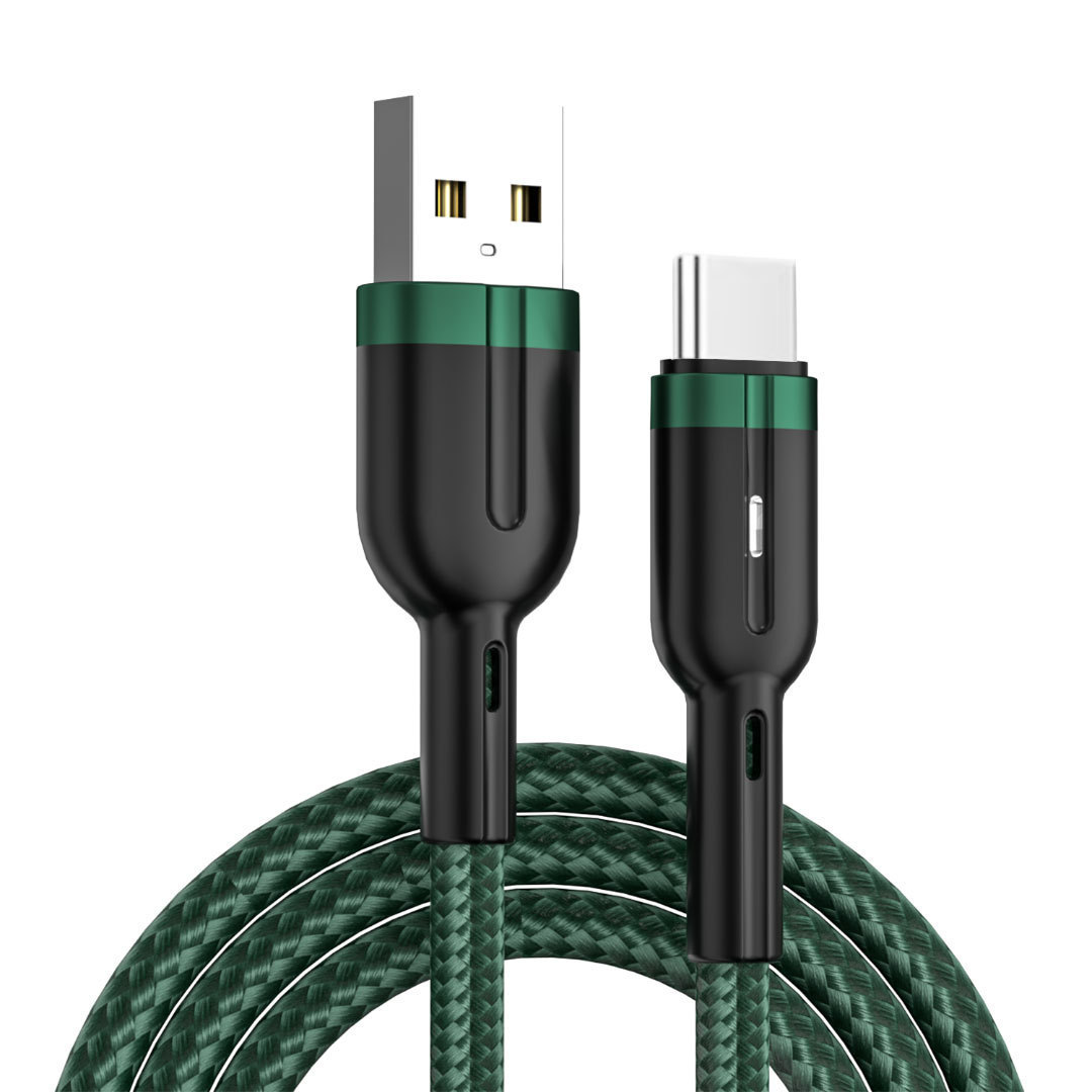 2.4A 3A Fast Charging Intelligent Automatic Power off USB Charging Data Cable  with LED indicator