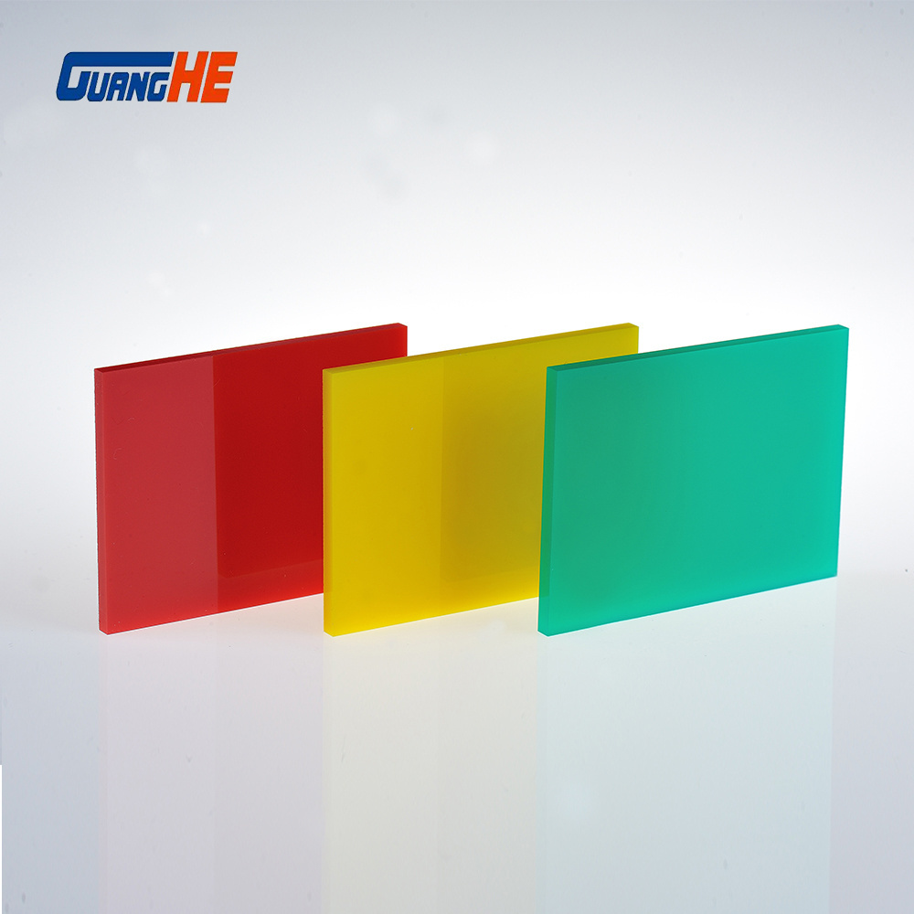 3mm Laser Cutting Colorful Cast Acrylic Sheet PMMA Plastic Sheet/Board/Plate/Panel