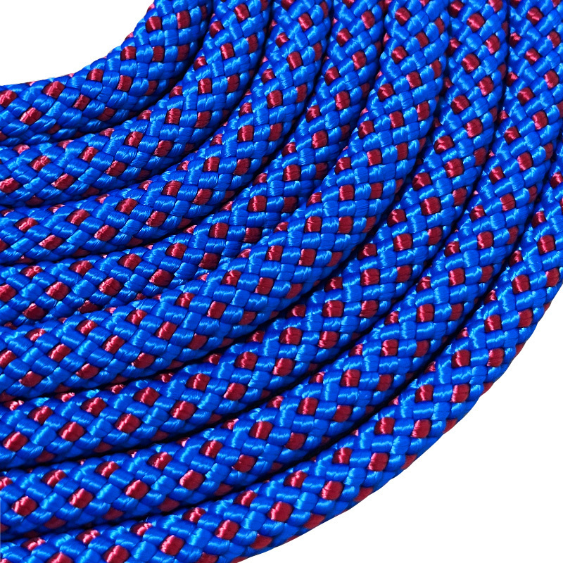 6mm 8mm 10mm 12mm high quality braided blacklight rope polypropylene multifilament polyester nylon rope