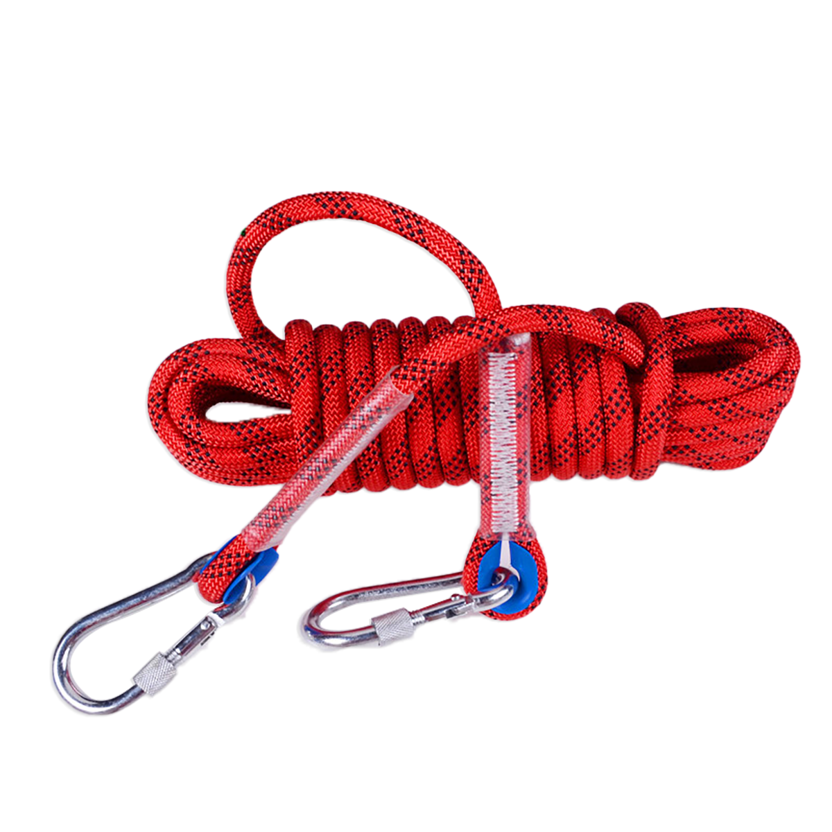 Hot Sale 8mm 10mm 12mm Braided Nylon Static Climbing Ropes Outdoor Static Ropes Safety Ropes