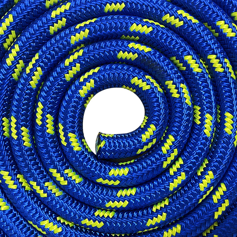 6mm 8mm 10mm 12mm high quality braided blacklight rope polypropylene multifilament polyester nylon rope