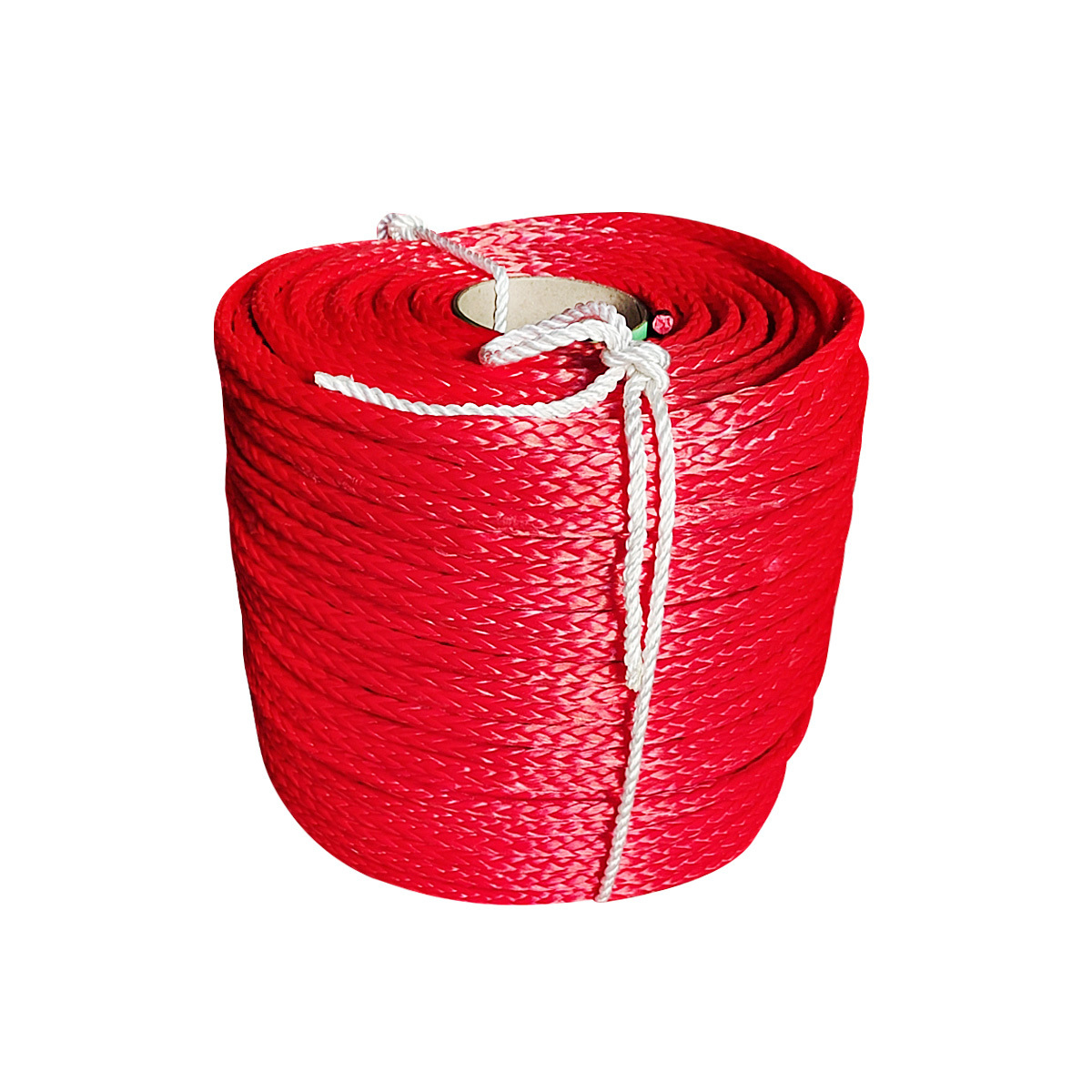 UHMWPE Wire Rope 12 Strands Hollow Single Braid UHMWPE Rope 6mm 8mm 10mm 12mm