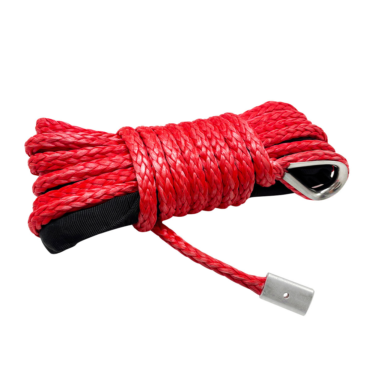 High Strength Synthetic UHMWPE Twisted and Braided Custom Winch Rope