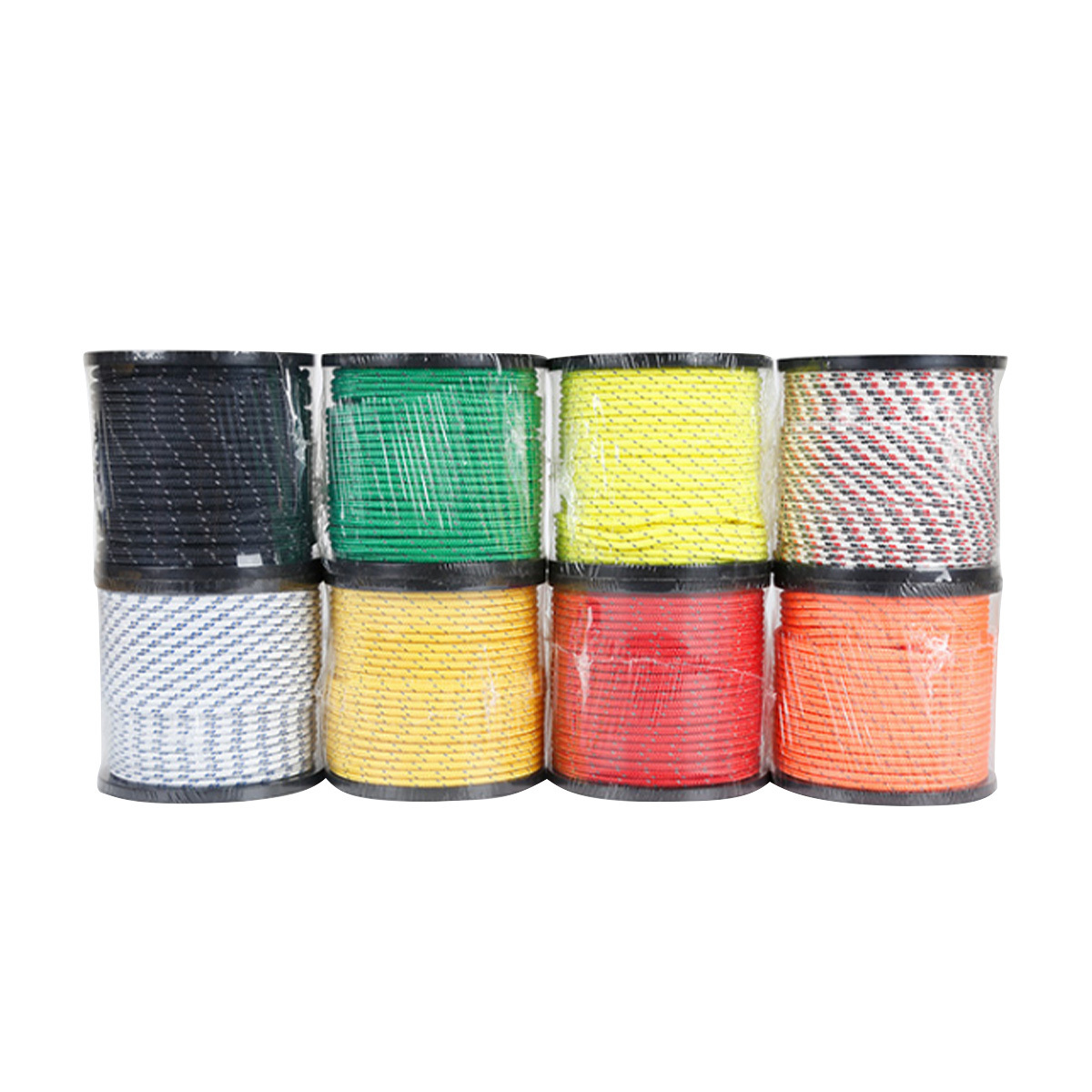 6mm 8mm 10mm 12mm high quality braided blacklight rope polypropylene multifilament polyester nylon rope