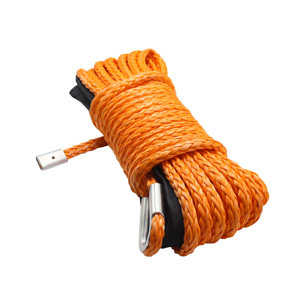 High Strength Synthetic UHMWPE Twisted and Braided Custom Winch Rope