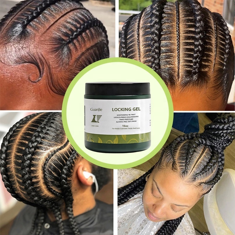 All Day Lock braid jam extra hold private label twist loc gel braiding gel best non flake edge control hair gel