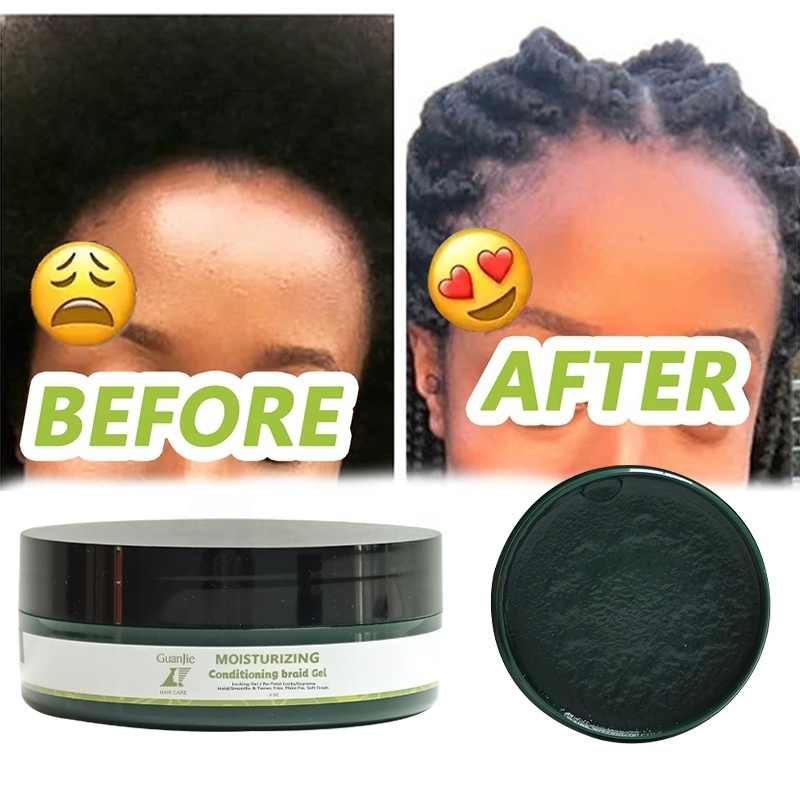 best all day locks neat braid gel extreme hold Accept own logo strong hold 4oz hair gel no white residue edge control gel