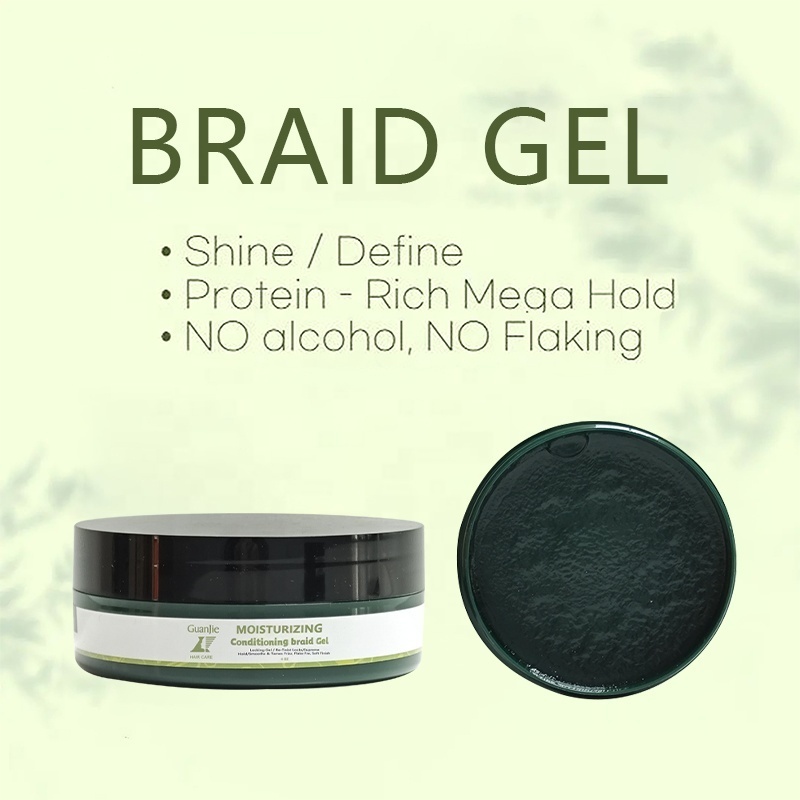 best all day locks neat braid gel extreme hold Accept own logo strong hold 4oz hair gel no white residue edge control gel