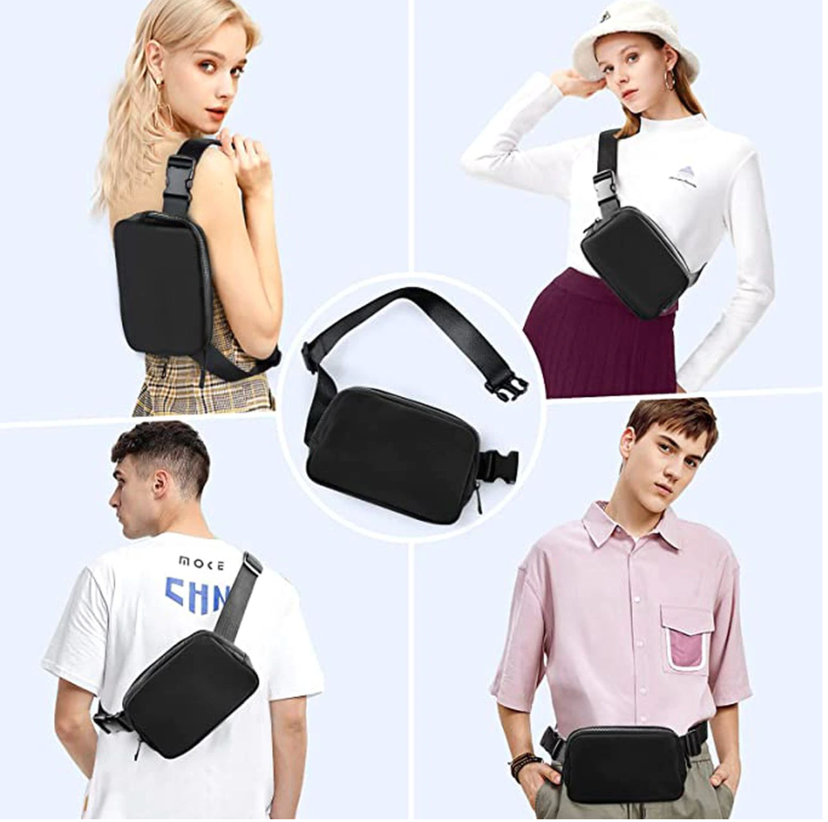 Wholesale Fanny Pack Custom Fanny Pack Wholesale Lululemon Everywhere Belt Bag Fanny Pack Fashion Waist Bag Belt Bags For Women BestSuppliers