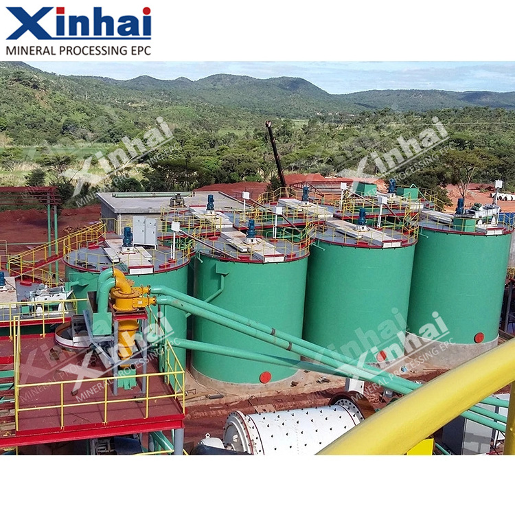 Copper Double-Impeller Leaching Tank , Copper Ore Leaching Equipment