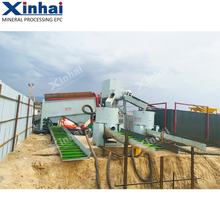 Small Alluvial Mobile Gold Trommel Mini Gold Wash Plant