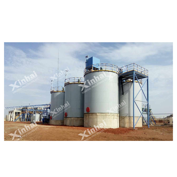 Copper Double-Impeller Leaching Tank , Copper Ore Leaching Equipment