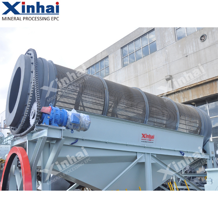 High Capacity Gold Mining Trommel Wash Plant , Gold Washing Plant Equipment For Sale