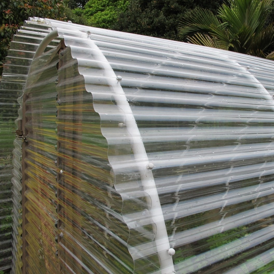 Outdoor Antitear Waterproof Windproof 0.75MM Clear Greenhouse Roofing Corrugated Plastic Tile Polycarbonate Panels