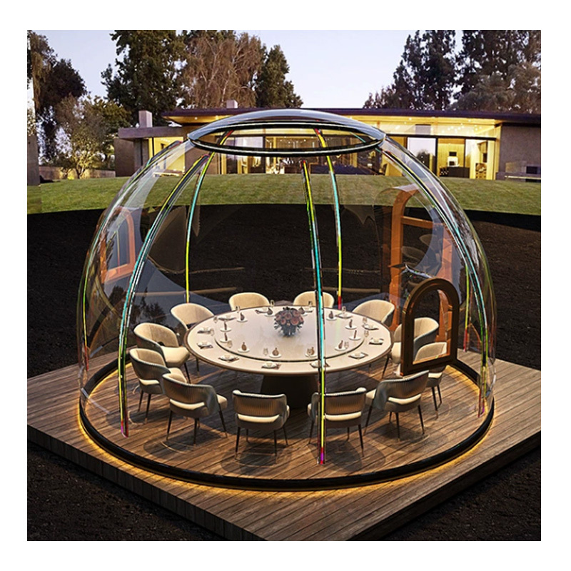 Starry Sky Cabin House PC Home Dome Polycarbonate Transparent Bubble Dome Tent