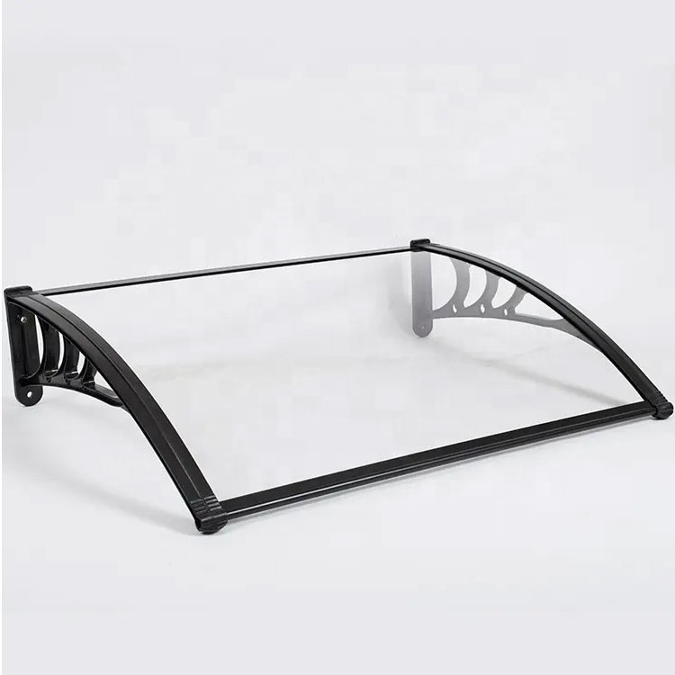 pc plastic Outdoor gazebo canopy shelter auvent window balcony polycarbonate door awning price