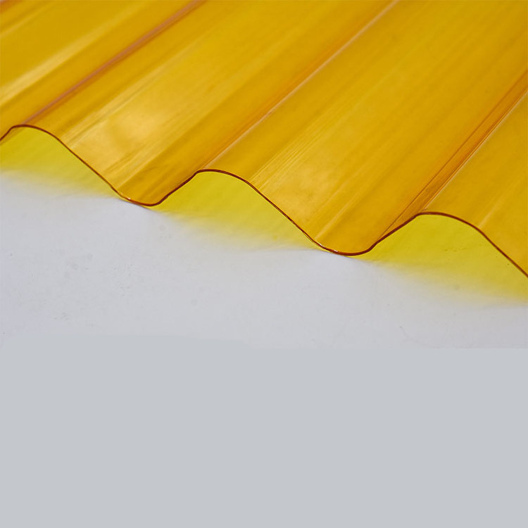 transparent Building Roofing material  Polycarbonate Corrugated Sheet wave panels for workshop sunlight roof