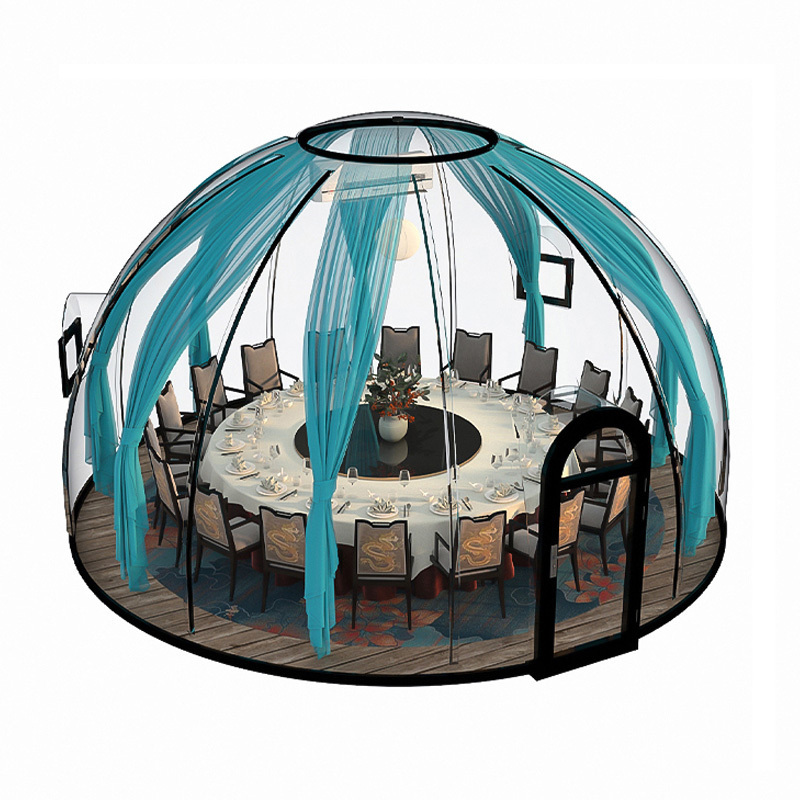 Starry Sky Cabin House PC Home Dome Polycarbonate Transparent Bubble Dome Tent