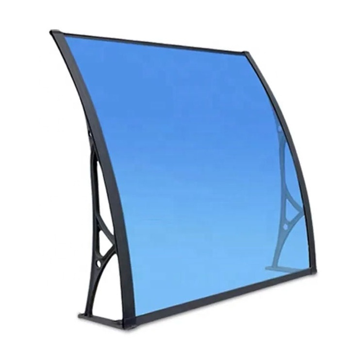 pc plastic Outdoor gazebo canopy shelter auvent window balcony polycarbonate door awning price