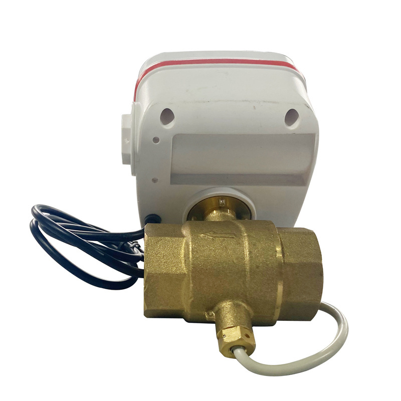 smart valve water controller 2 way motorized valve brass electric actuator water control valve DN20 DN25