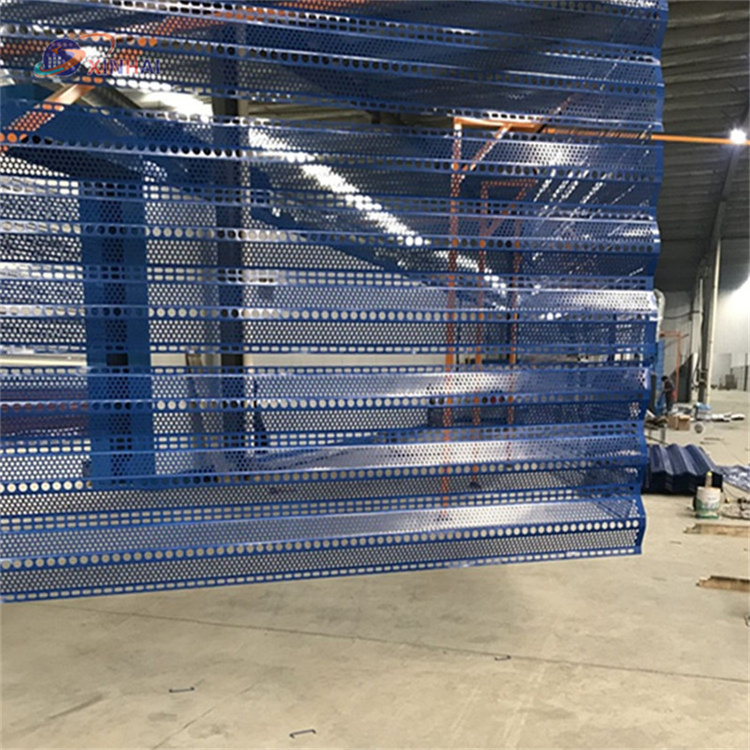 Industrial Dust Control Perforated Metal Privacy Screen Perforated Wall Clad