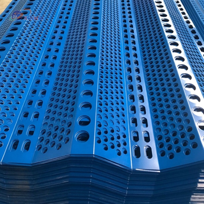 Industrial Dust Control Perforated Metal Privacy Screen Perforated Wall Clad