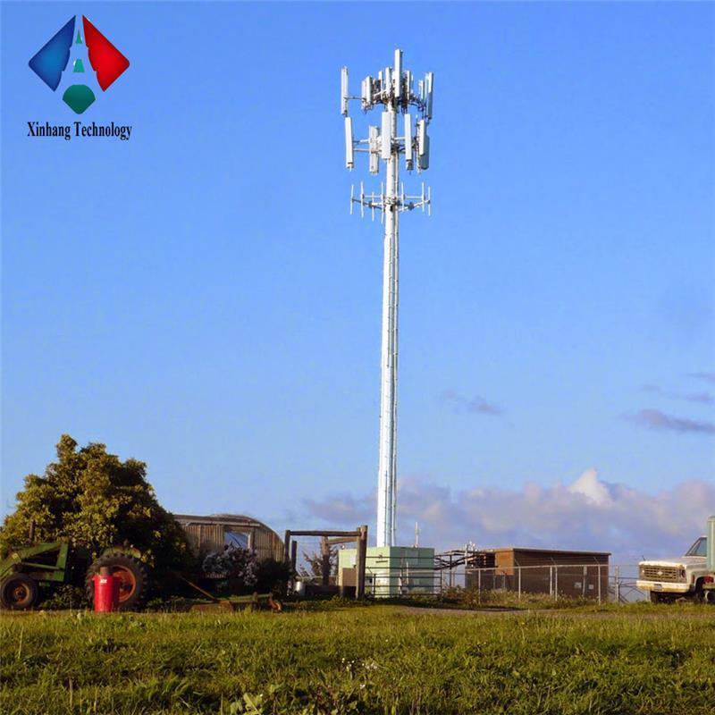 cell phone gsm steel telecommunication factory price 30 meter communication tower go pro monopole