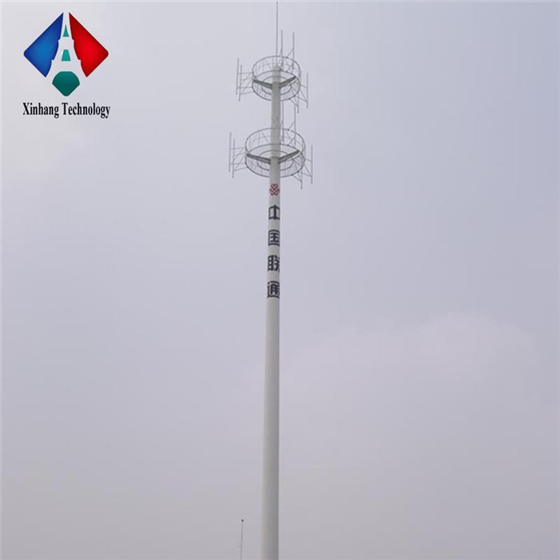 cell phone gsm steel telecommunication factory price 30 meter communication tower go pro monopole