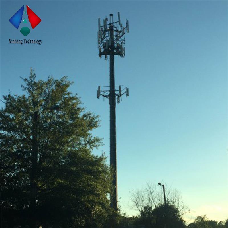 cell phone gsm steel telecommunication factory price 30 meter communication tower go pro monopole