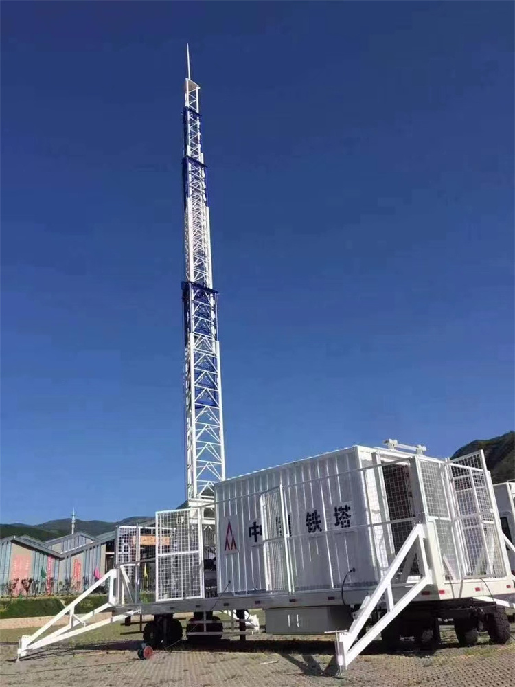 First Class Mobile Communication Antenna Wifi Telecommunication Trailer Telecom Cow(Cell On Wheels)Tower