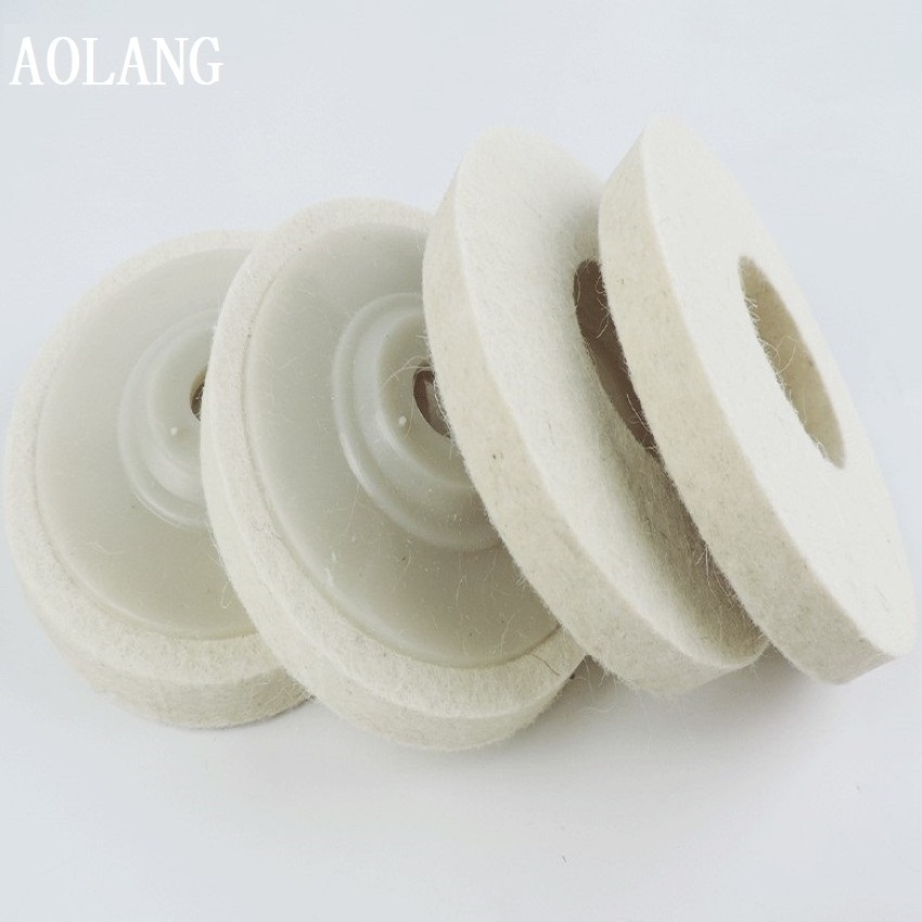 Aolang Flexible Soft Wool Felt Flap Grinding Wheels Polishing Disc Pad For Glass Buffing