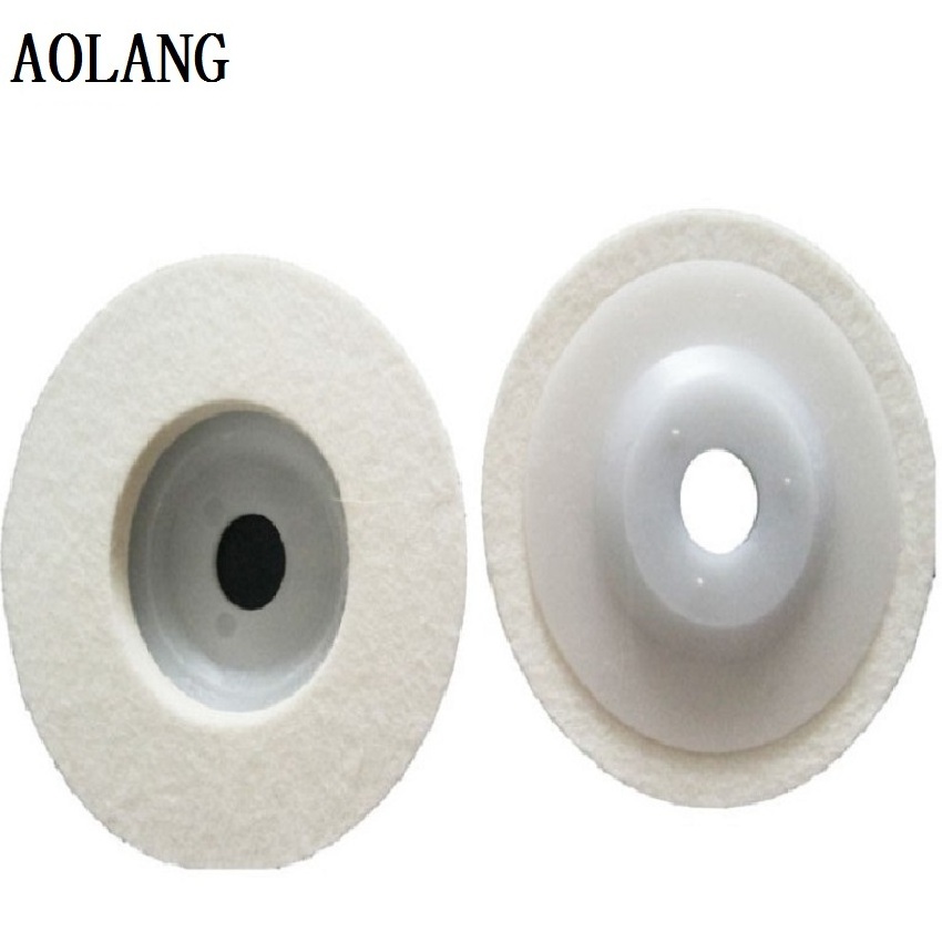 Aolang Flexible Soft Wool Felt Flap Grinding Wheels Polishing Disc Pad For Glass Buffing