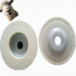 Aolang Flexible Soft Wool Felt Flap Grinding Wheels Polishing Disc Pad For Glass Buffing