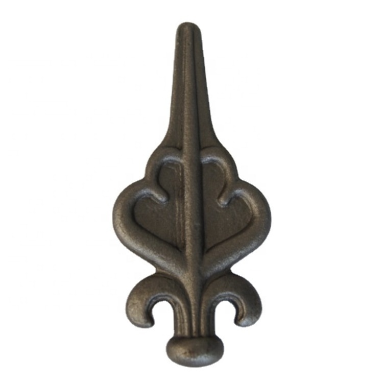 fence finials iron ornaments for flowers wrought iron gate Spearheads  anti-climb cast iron ornaments