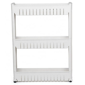 Plastic Household Portable Rack 3-layers Storage Shelf