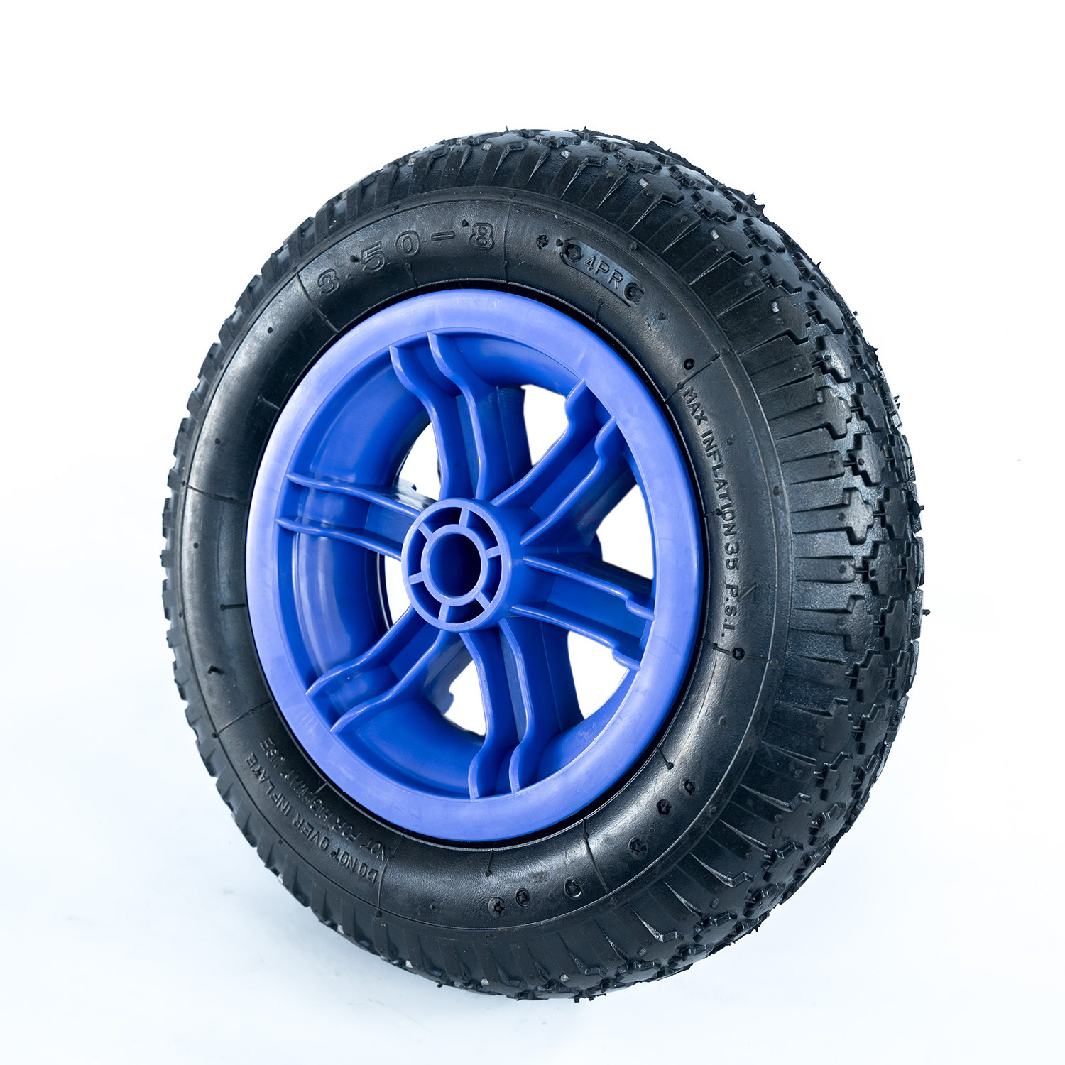 Pneumatic Inflatable Rubber 3.50-8 High Quality Wheelbarrow Wheels