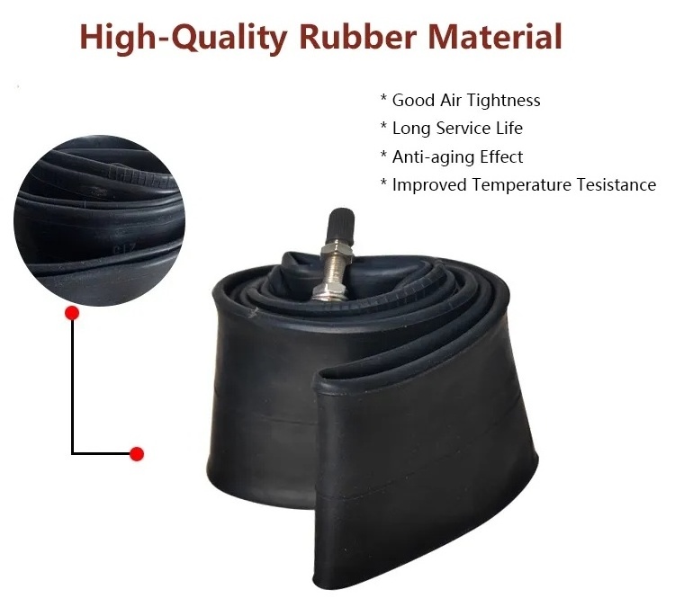 Heavy-Duty Dirt Bike Tube 3.00-16 3.25-16 Fit for 90cc 110cc 140cc 200cc  Off-Road Motorcycle Tires