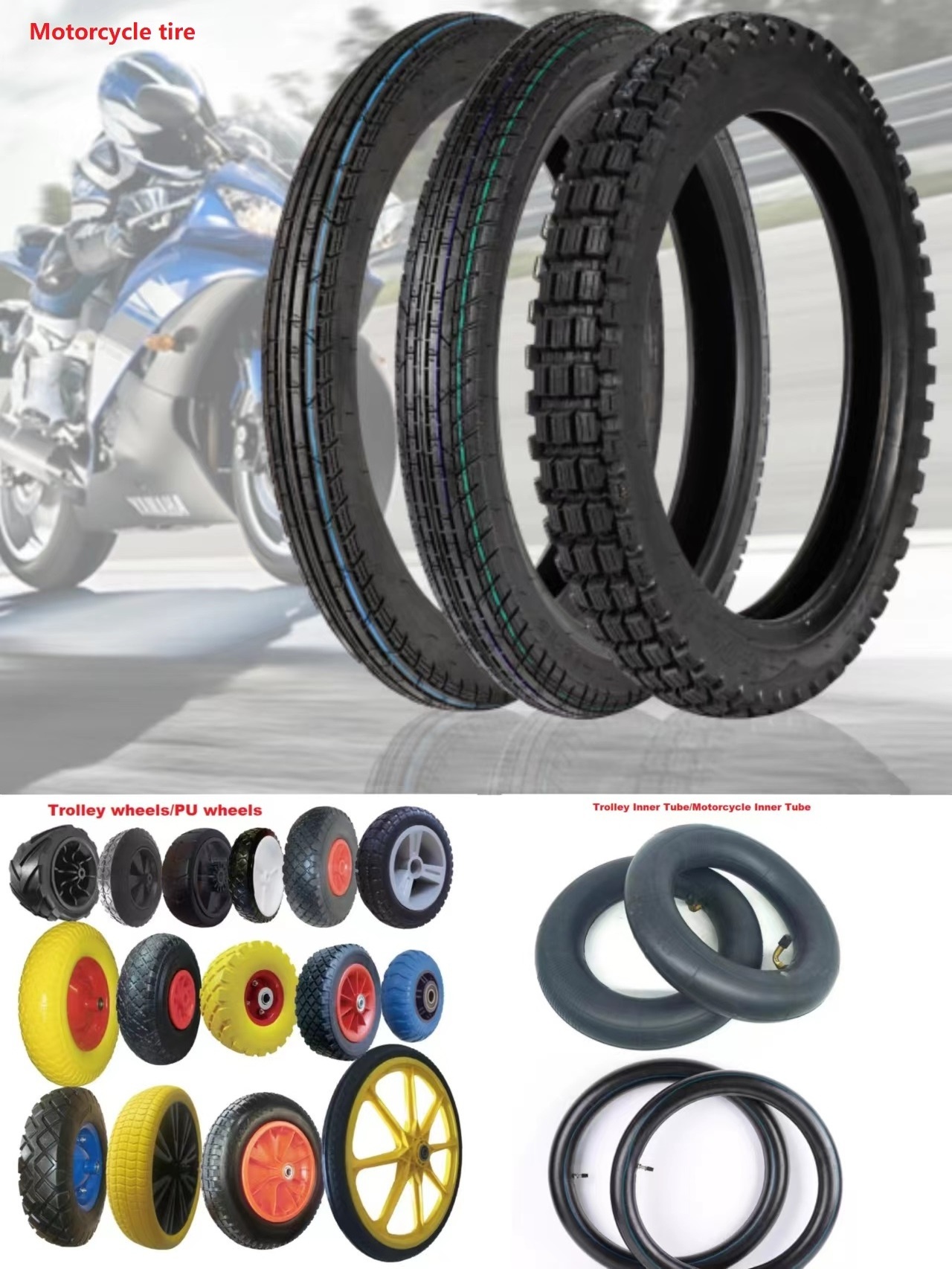 Ching Manufacture High Performance Motorcycle Tires 2.75-17