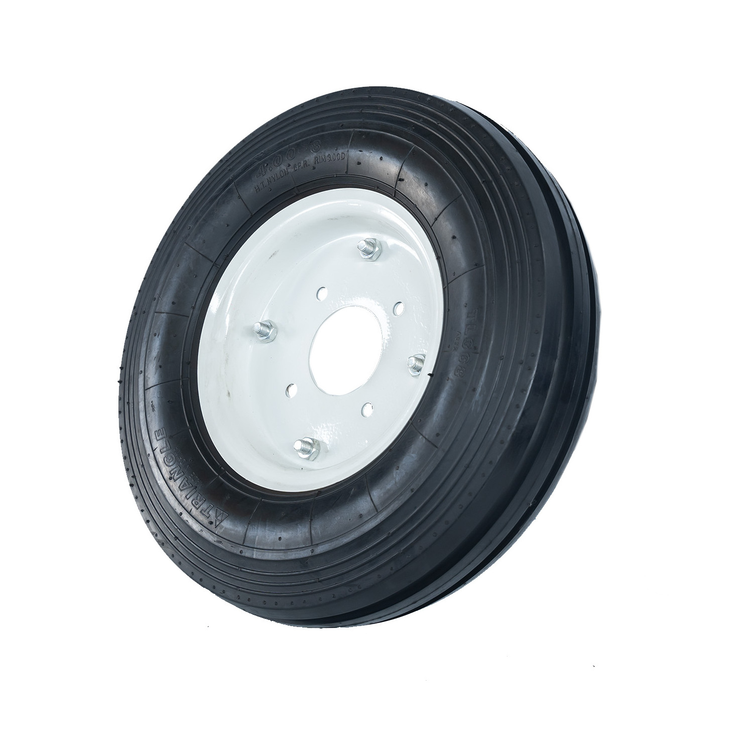 16 Inch Steel Rim Rubber Wheel Wheelbarrow Tyre And Tube 4.00-8 Wheel for Trolley Inflatable Wheel