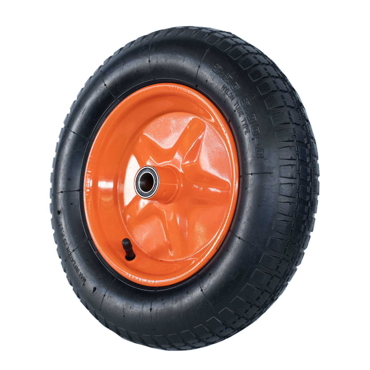 High Quality 4-Wheel Go Kart Wagon Tyre Small Rubber Wheelbarrow Tire Size 2.50-4  Wheelbarrow Wheels