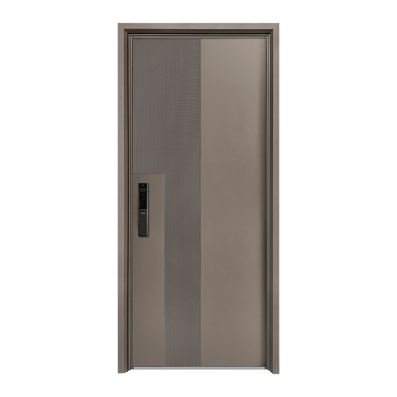 SUNHOHI Silk screen double gate door manufacturing main entrance high aluminum security doors pantry apartment big door