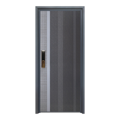 SUNHOHI Silk screen double gate door manufacturing main entrance high aluminum security doors pantry apartment big door