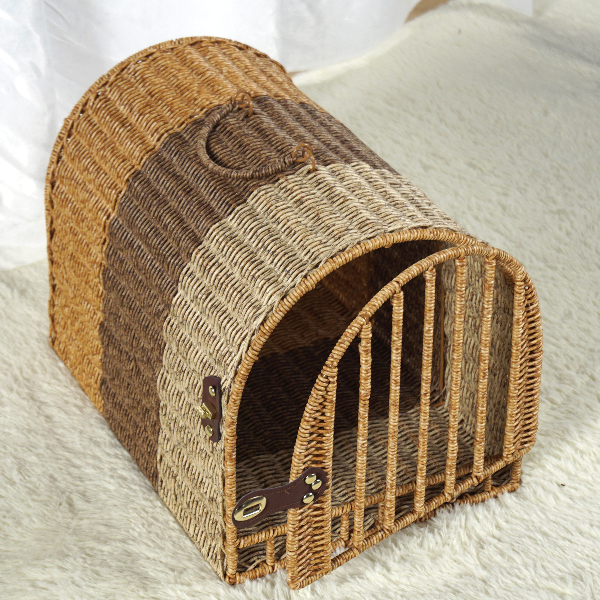 XH Cat Bed for Indoor Small Dog Bed Houses Tent, Kitten Hut Cave with Removable Washable Cushioned Pillow Pet cage easy to carry