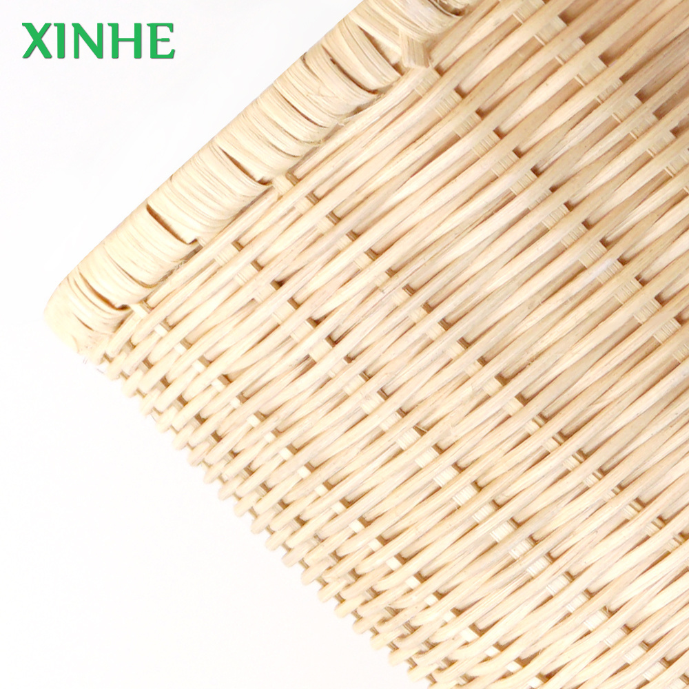 XH Factory Wholesale High Quality Home Decor Natural Rattan Dome Wicker Pendant light hanging Lampshade Hand Woven Lamp shade