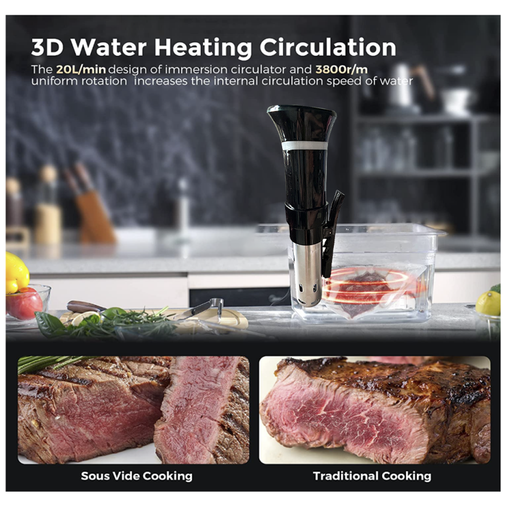 wifi sous vide machine Stainless Power Item Timer sous vide