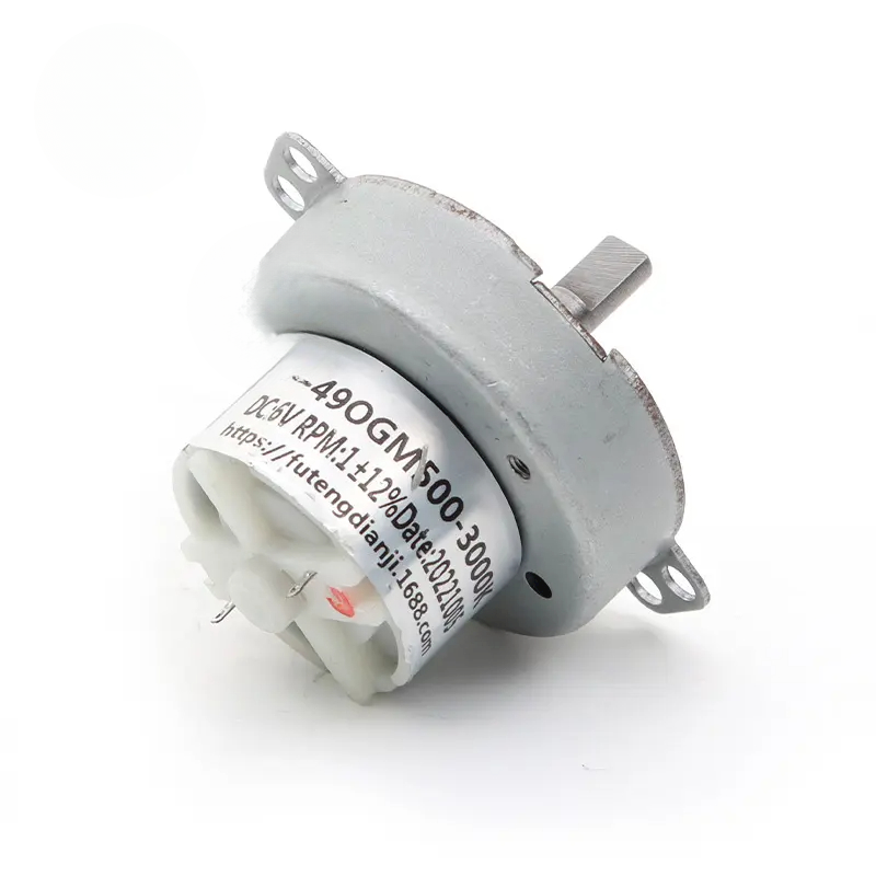 Factory supply 49mm small slow rotating motor electric motor 12v dc spur gears motor