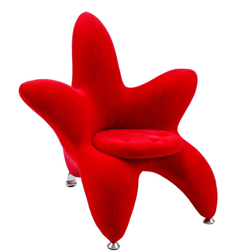 unique accent star shaped relaxing sofa chair