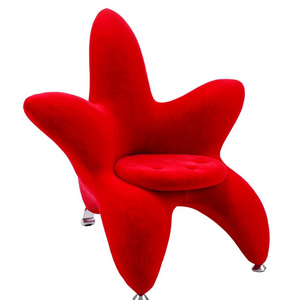 unique accent star shaped relaxing sofa chair